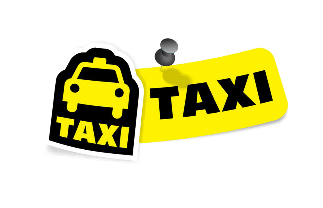 تاكسي شعار PNG صورة خلفية