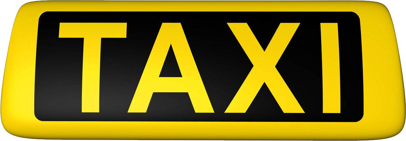 تاكسي شعار PNG صورة خلفية شفافة