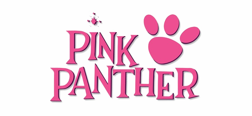 O logotipo cor-de-rosa da imagem do logotipo da pantera