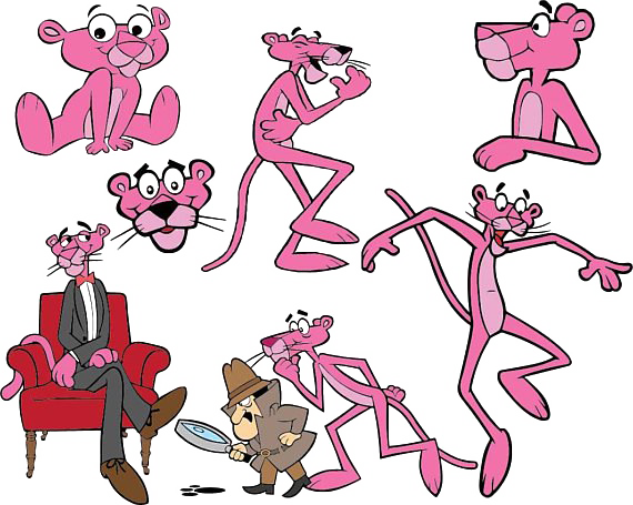 The Pink Panther Transparent Background PNG