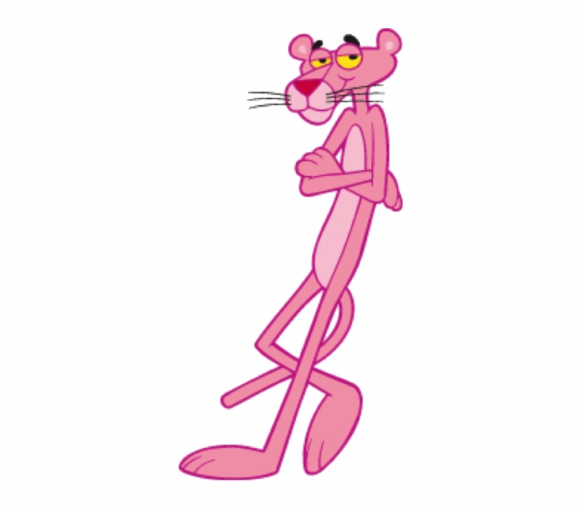 Розовое Panther прозрачное изображение