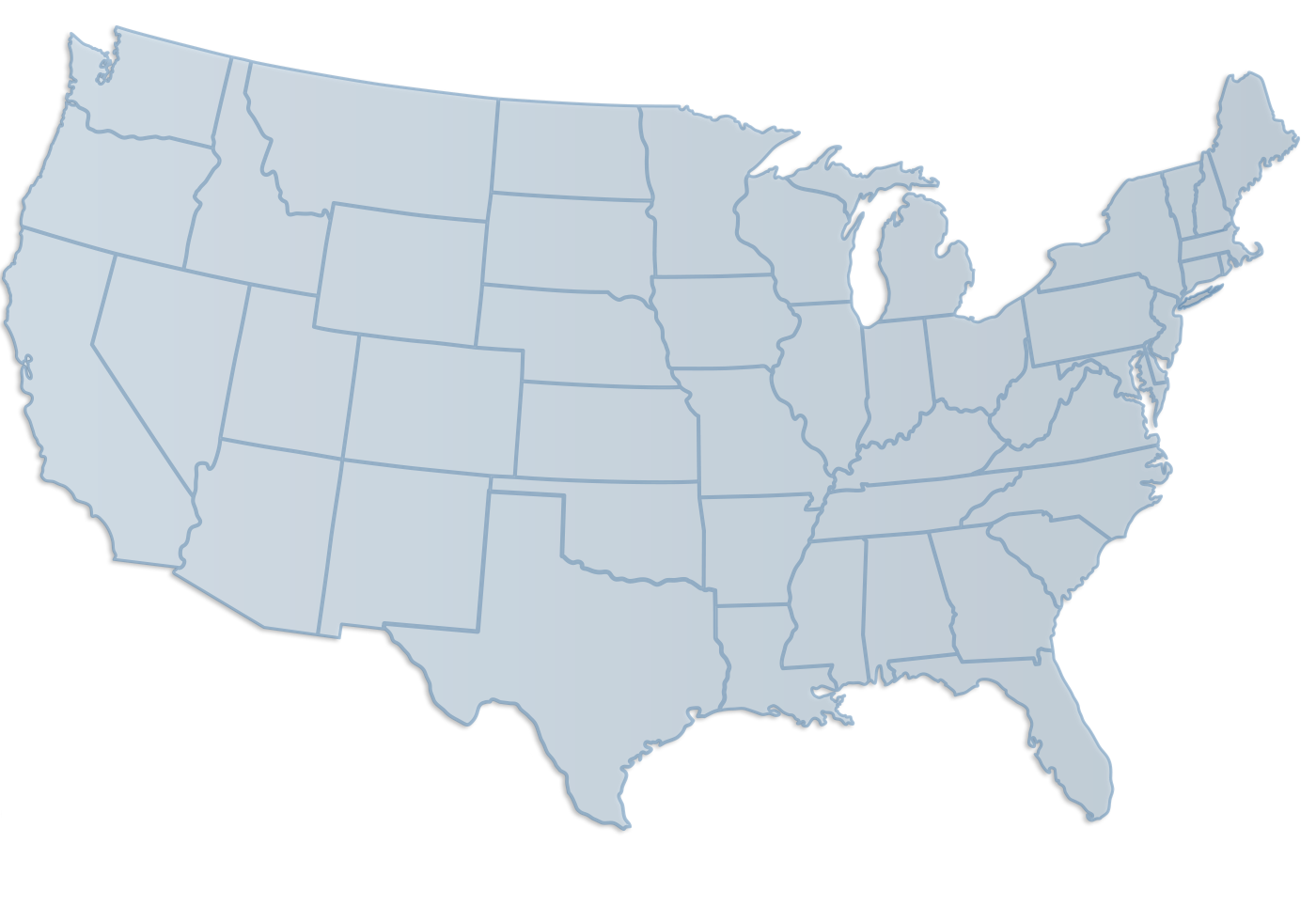 USA Karte PNG-Bild