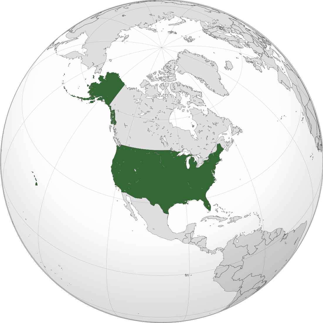 USA Map PNG Pic