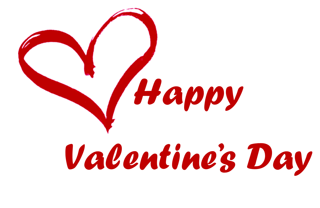 Valentijnsdag Text Download Transparante PNG-Afbeelding