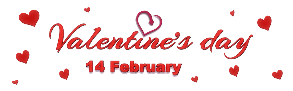 Valentines Day Text Free PNG Image
