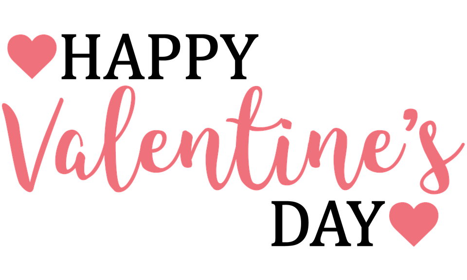Día de San Valentín texto PNG descargar imagen