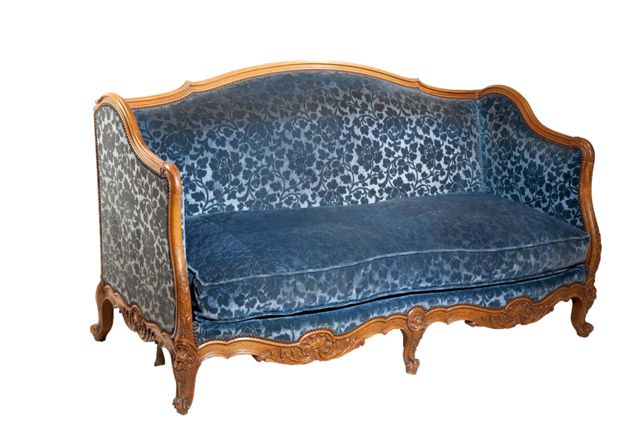 Vintage Sofa PNG Transparent Image
