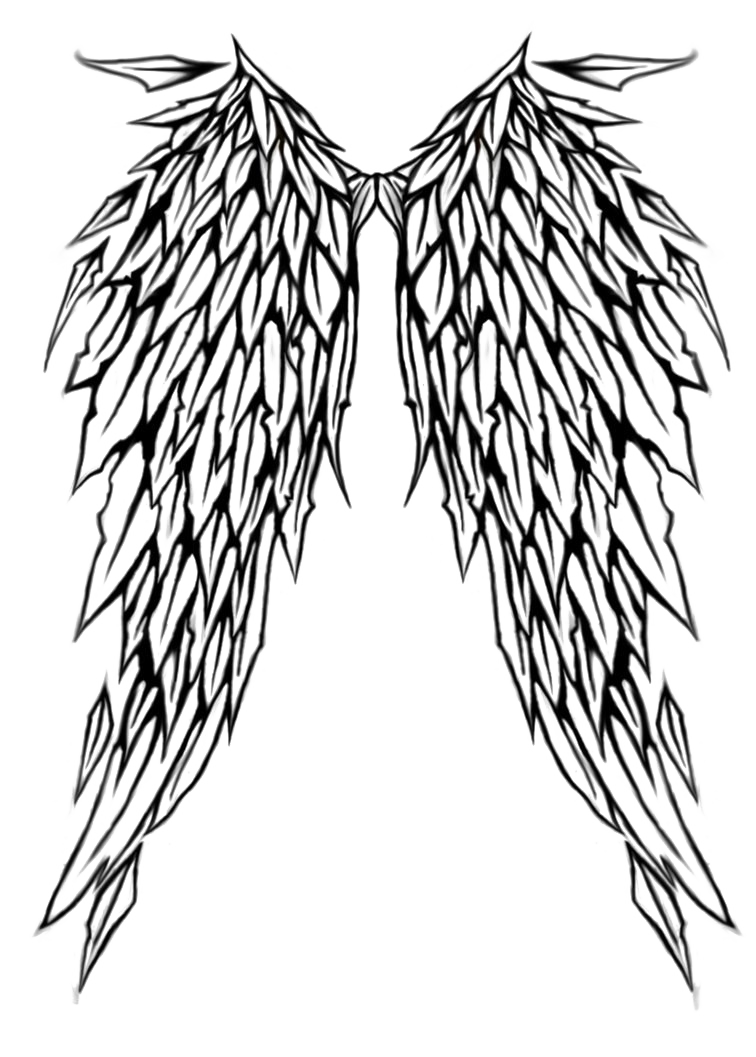Wings Tattoo PNG Image