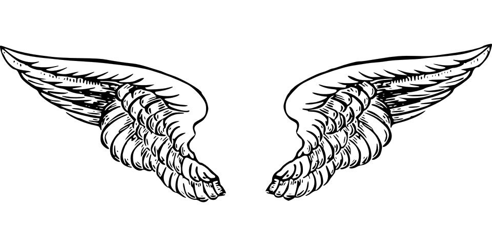 Wings Tattoo PNG Transparent Image