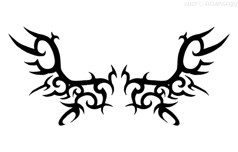Wings Tattoo Transparent Background PNG