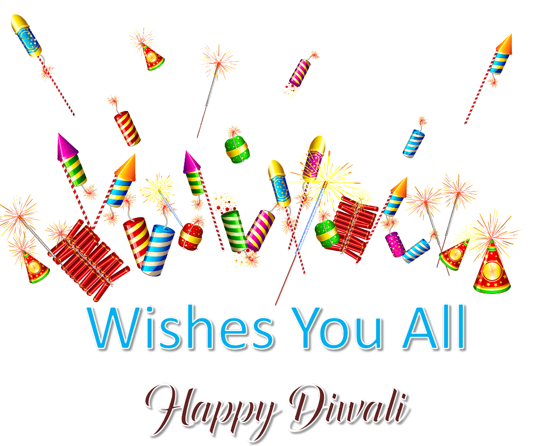 Wishes You All Happy Diwali PNG Image