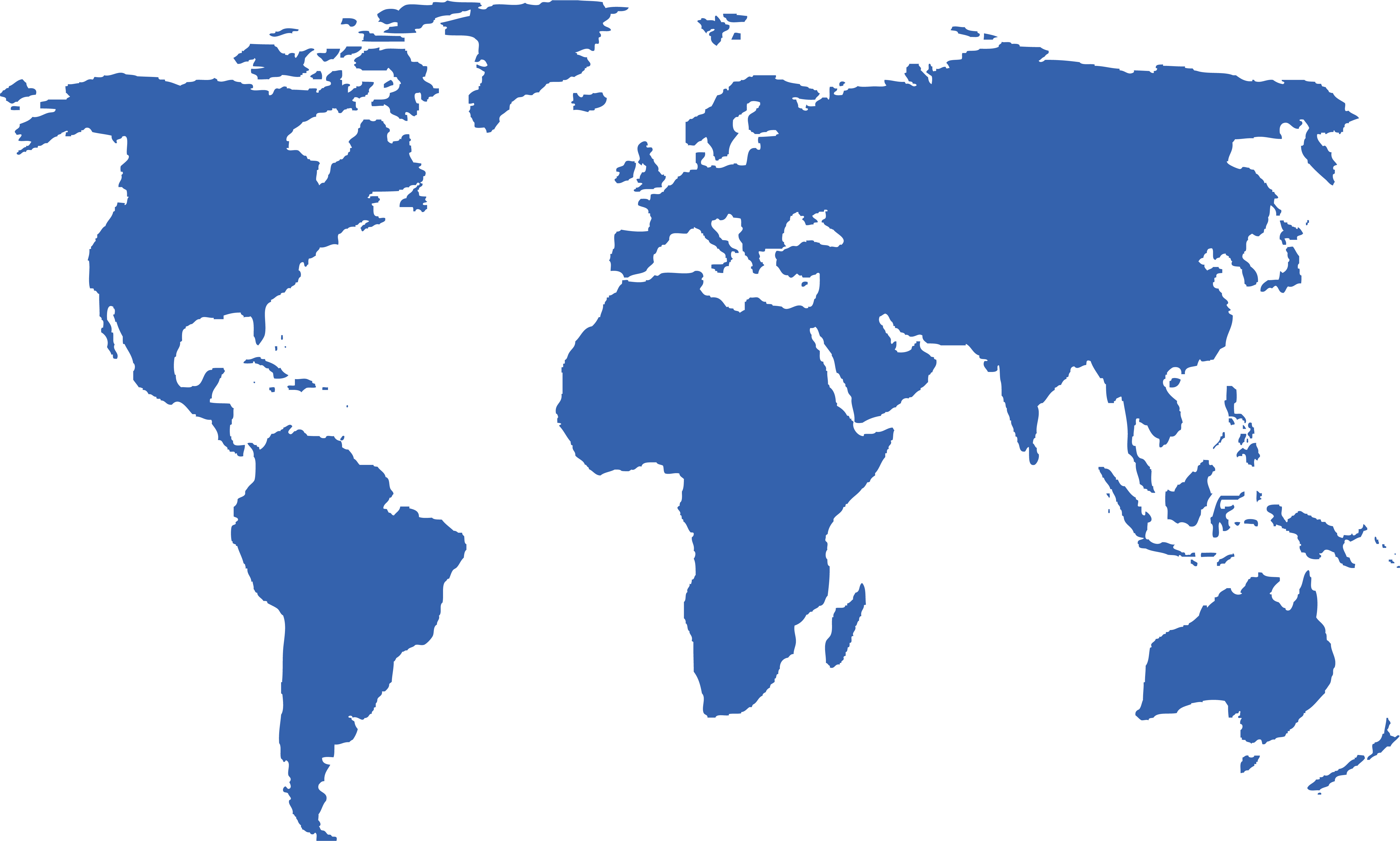 World Map Free PNG Image