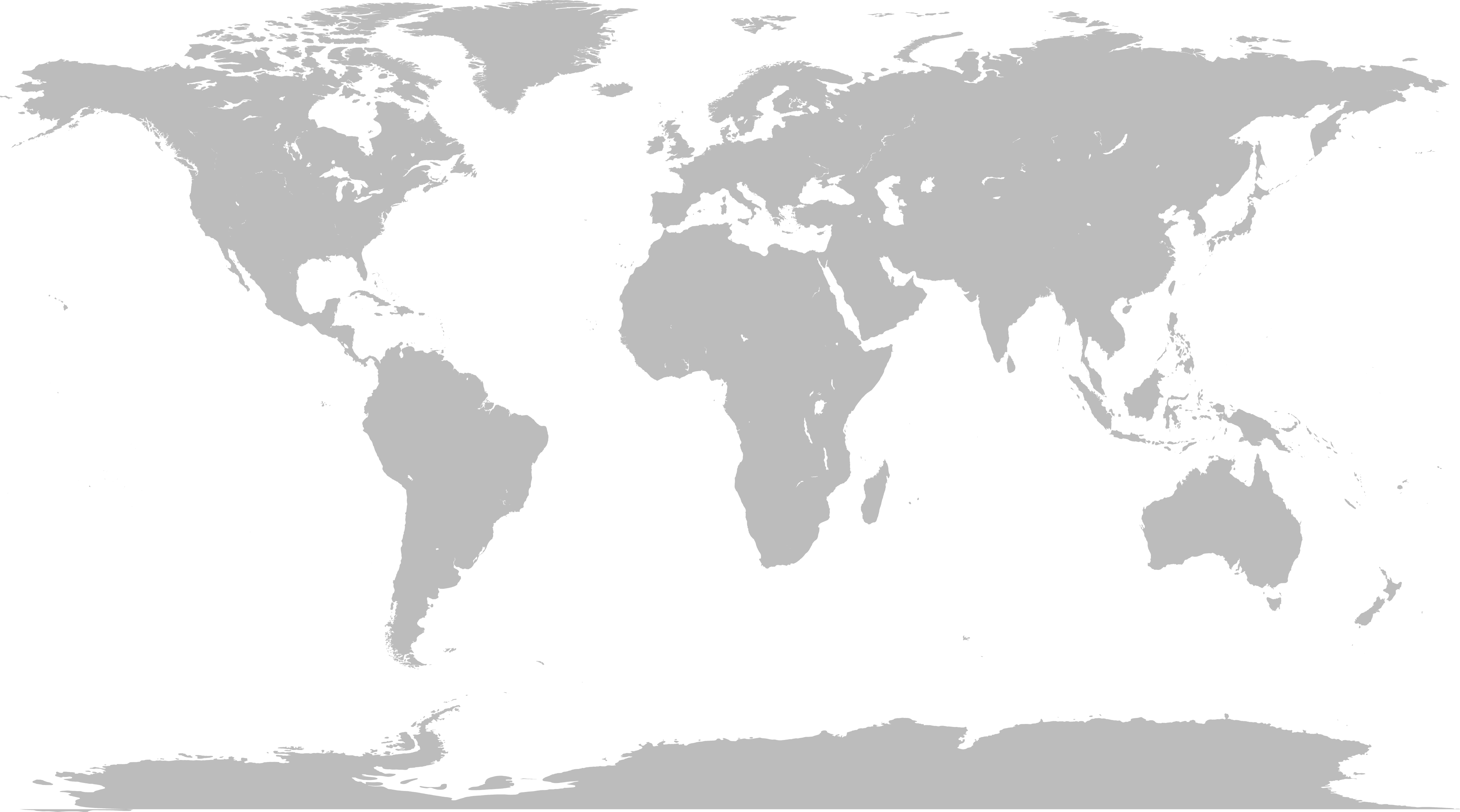 World Map PNG Photo