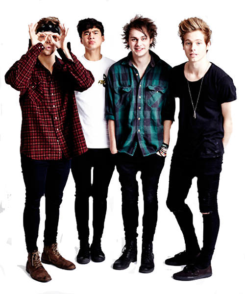 5 Seconds of Summer PNG Free Download