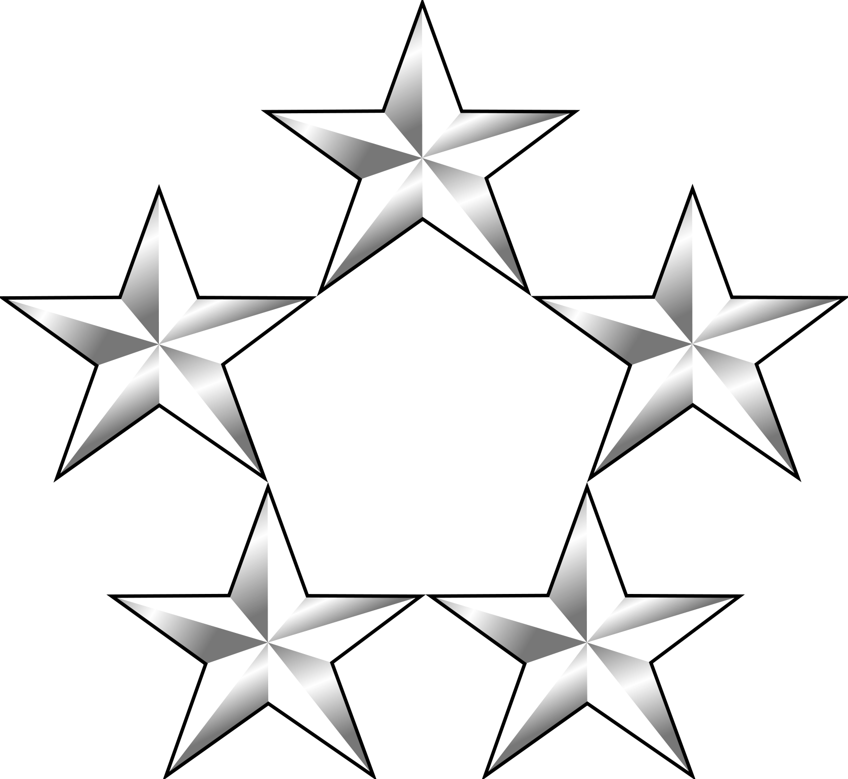 5 Star Rating Free PNG Image