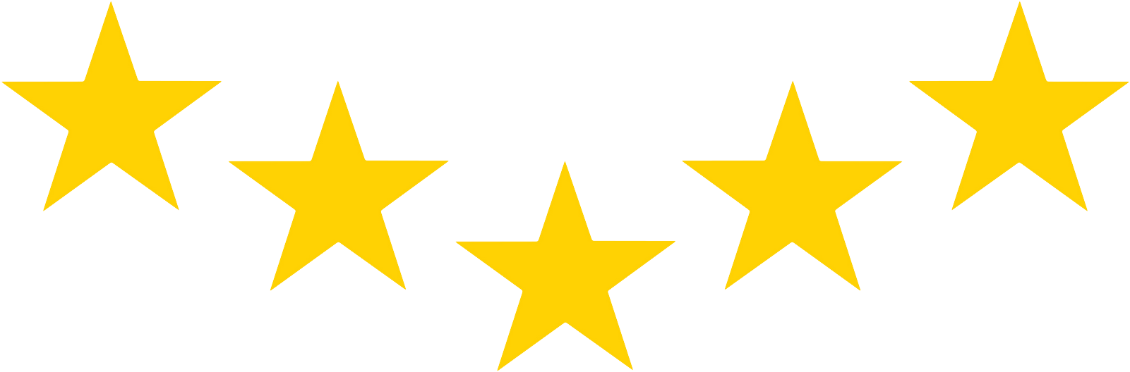 5 Star Rating PNG Download Image