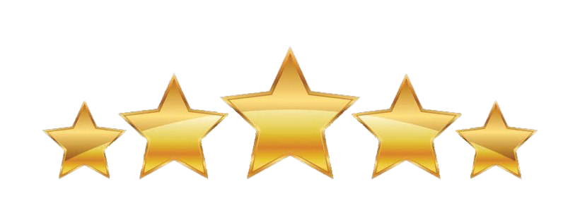 5 Star Rating PNG Image
