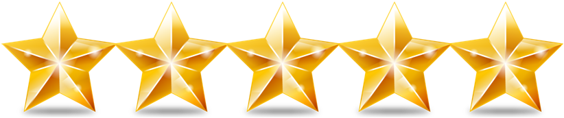 5 Star Rating PNG Pic