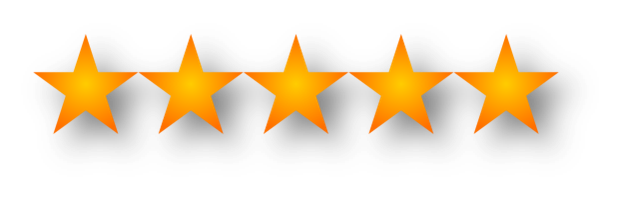 5 Star Rating PNG Picture