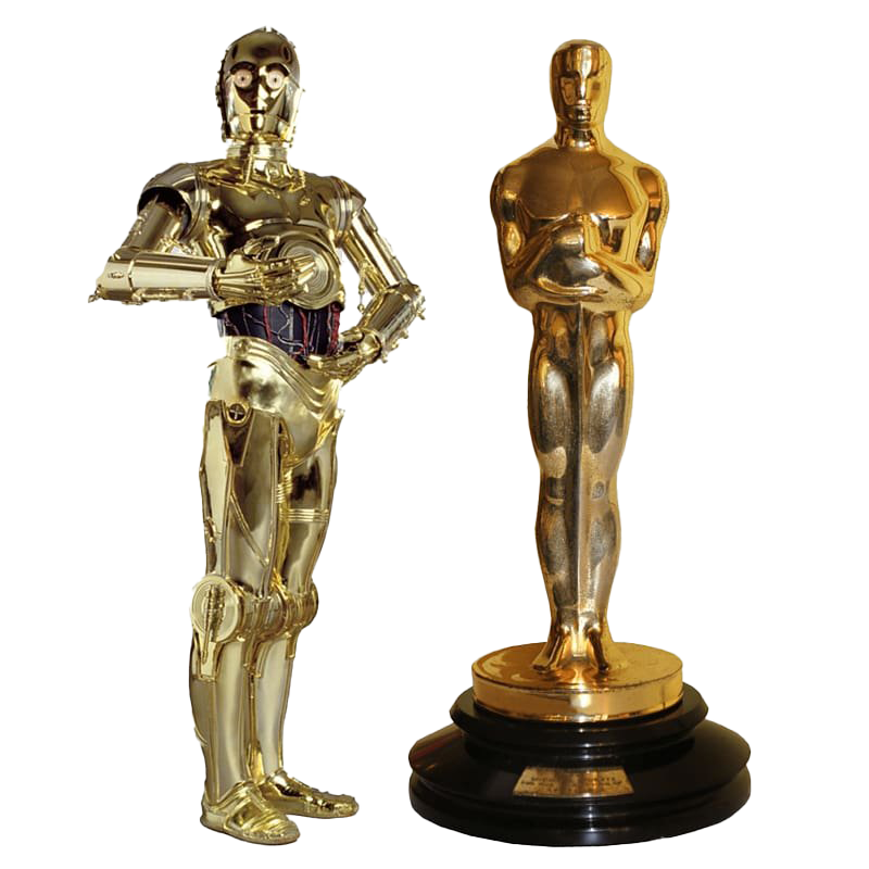 Academy Award Statue PNG Image Transparent Background