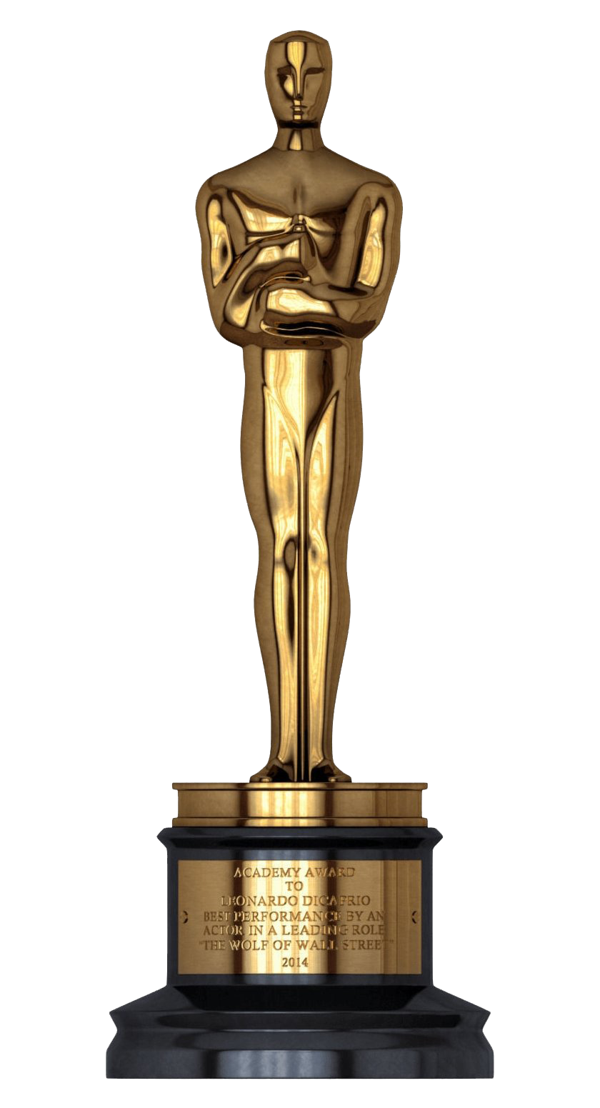 Academy Award Statue PNG Transparent Image