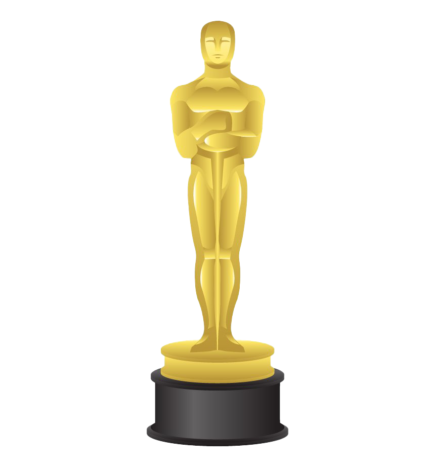 Academy Awards Trophy Gratis PNG-Afbeelding