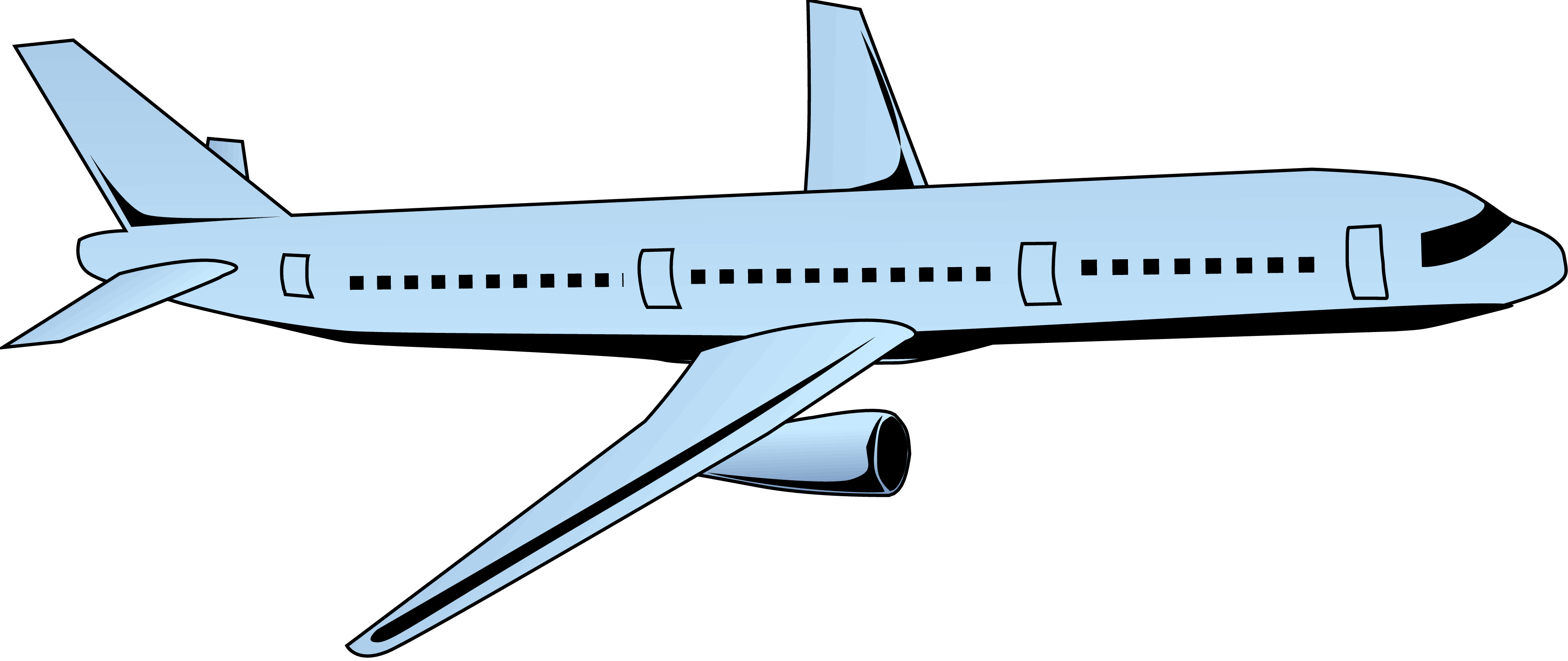 Прозрачное изображение самолета