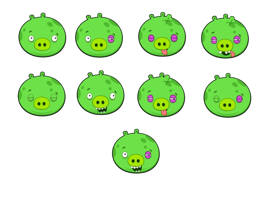 Angry Birds Pig PNG Transparent Image