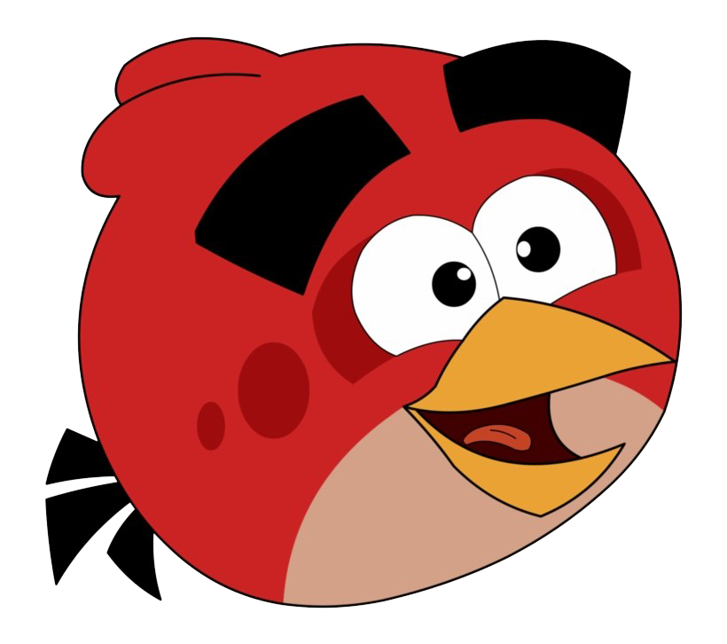 Angry Birds Red PNG Image Background