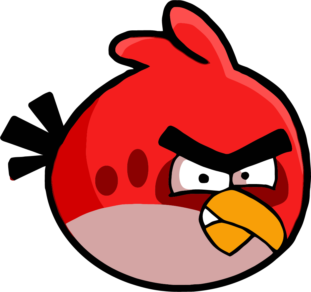 الطيور الغاضبة الأحمر PNG الصورة
