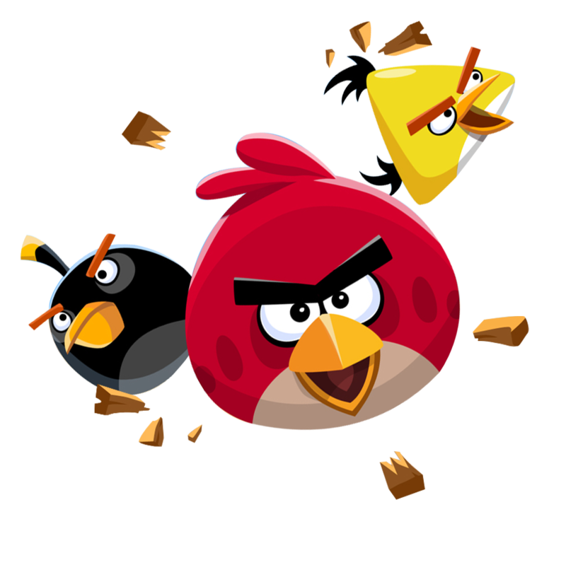Angry Birds прозрачные изображения