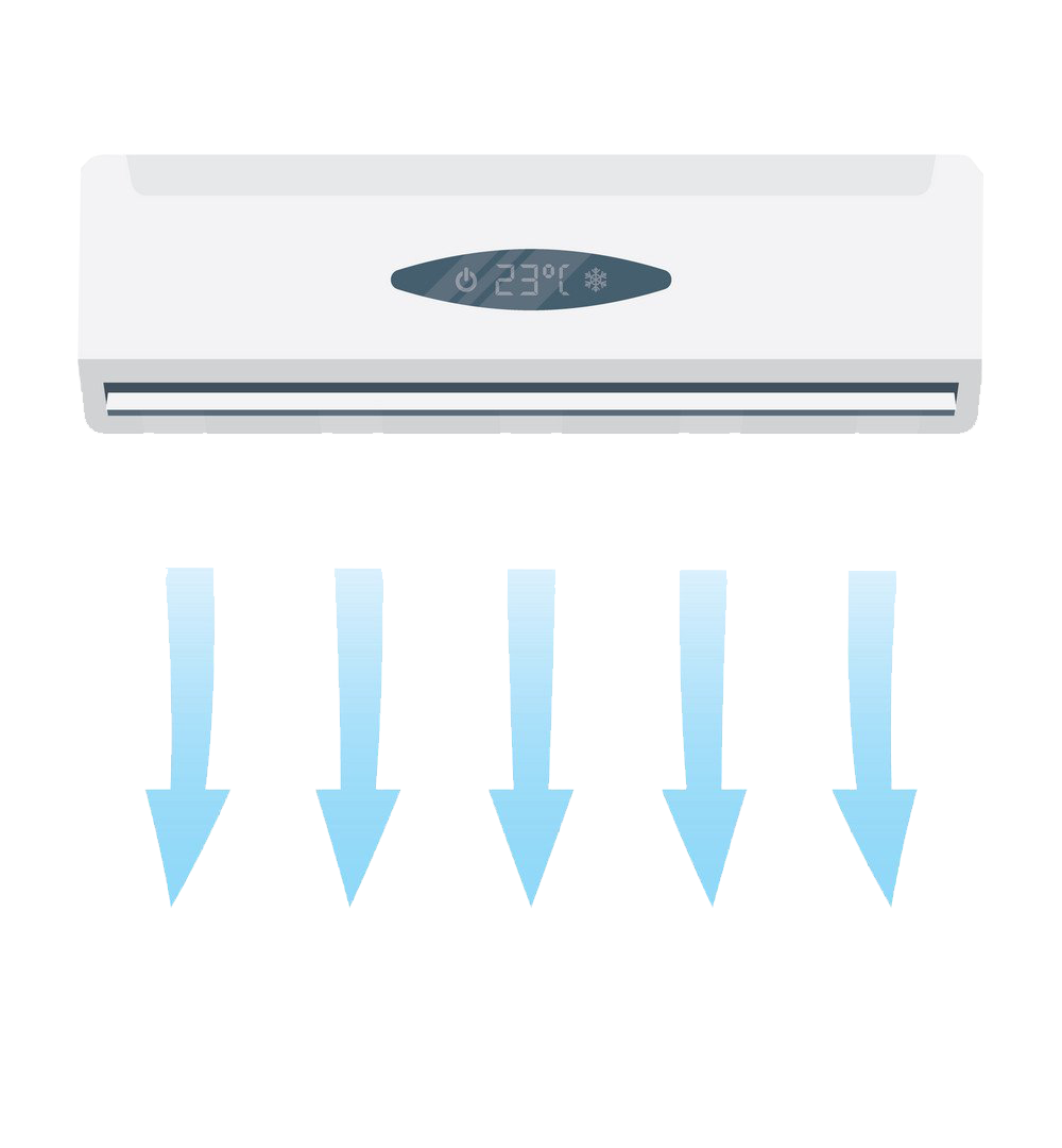 Geanimeerde airconditioner PNG Pic