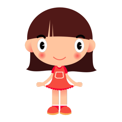 Animated Girl PNG Image