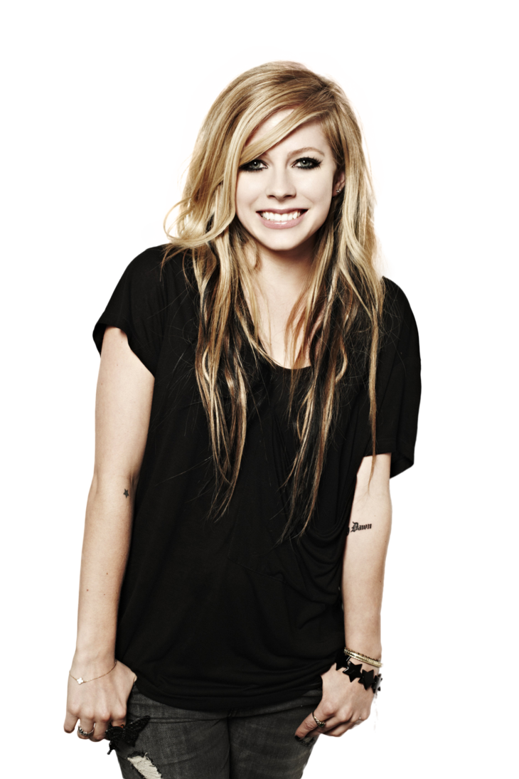Avril Lavigne PNG Image Transparent Background