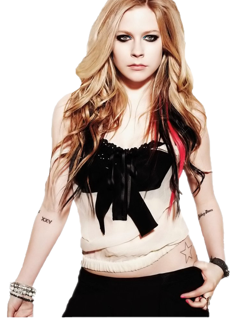 Avril Lavigne Transparent Background PNG