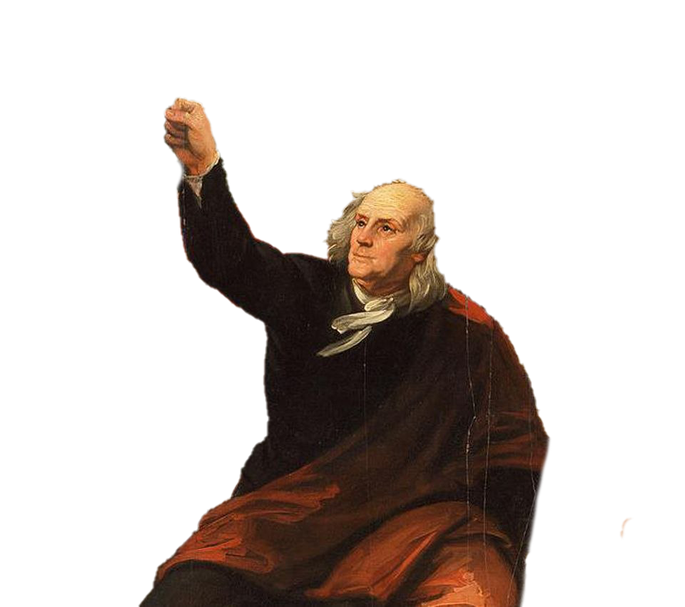 Benjamin Franklin PNG Hoogwaardige Afbeelding