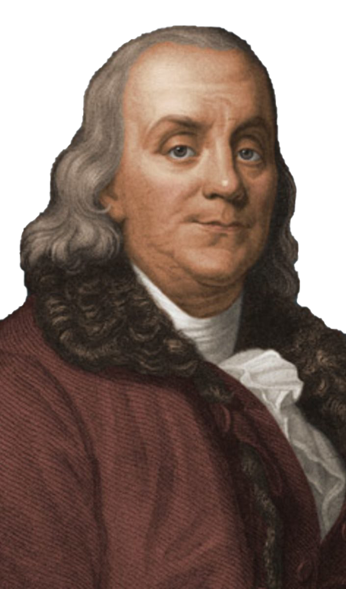 Benjamin Franklin Transparent Image