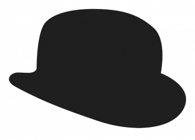 Black Bowler Hat PNG Download Image | PNG Arts