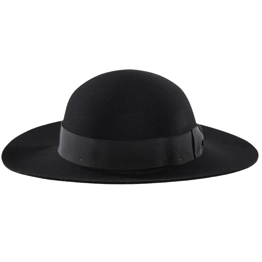 Black Bowler Hat PNG Image Transparent Background