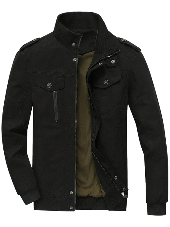 Immagine Trasparente giacca nera