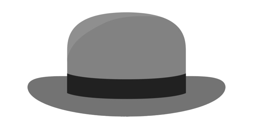 Bowler Hat PNG Transparent Image