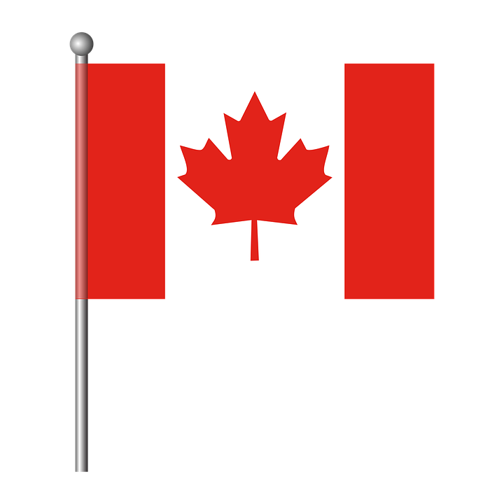 Kanada-Flagge PNG Hochwertiges Bild