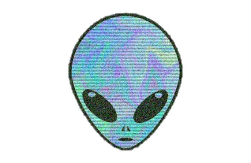 Fond de limage de dessin animé alien PNG