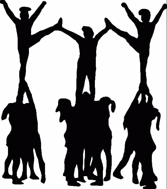 Cheerleaders PNG Image Transparent Background
