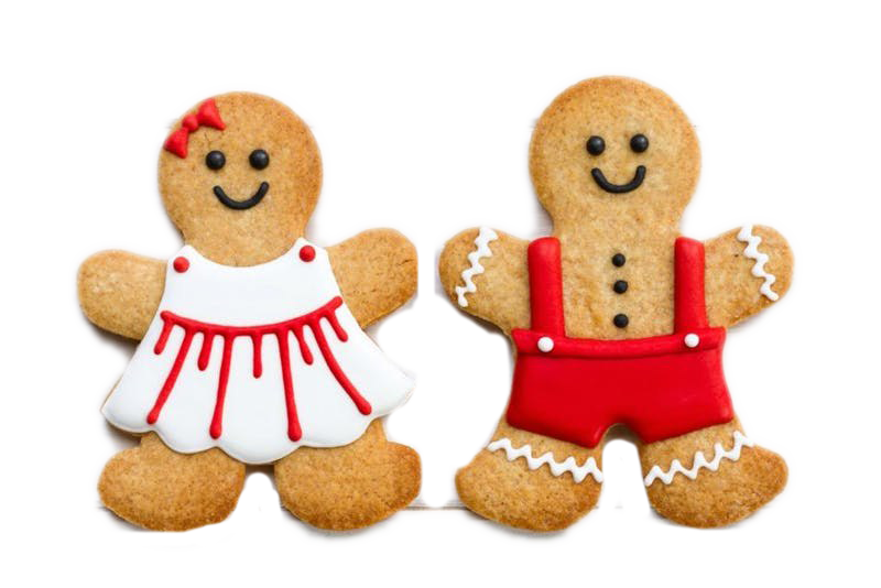 Christmas Gingerbread PNG Transparent Image