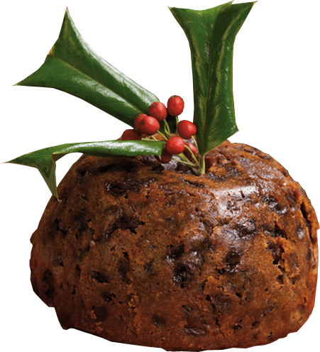 Madilim na Chocolate Christmas pudding PNG Image