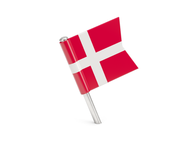 Флаг Дании PNG высококачественный образ