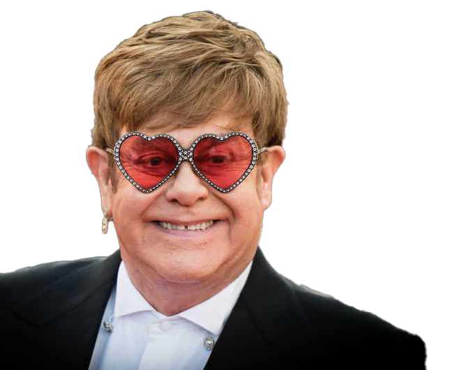 Elton John PNG Background Image