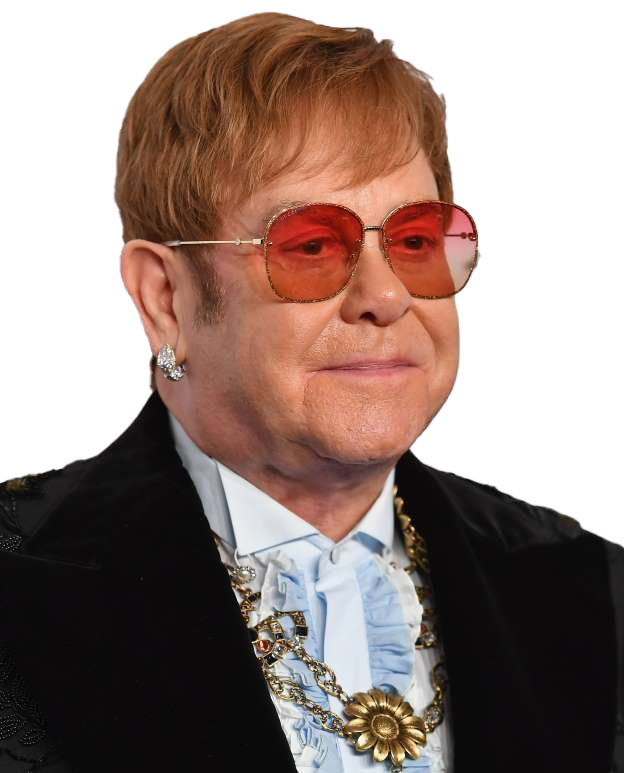 Imagem transparente de Elton John PNG