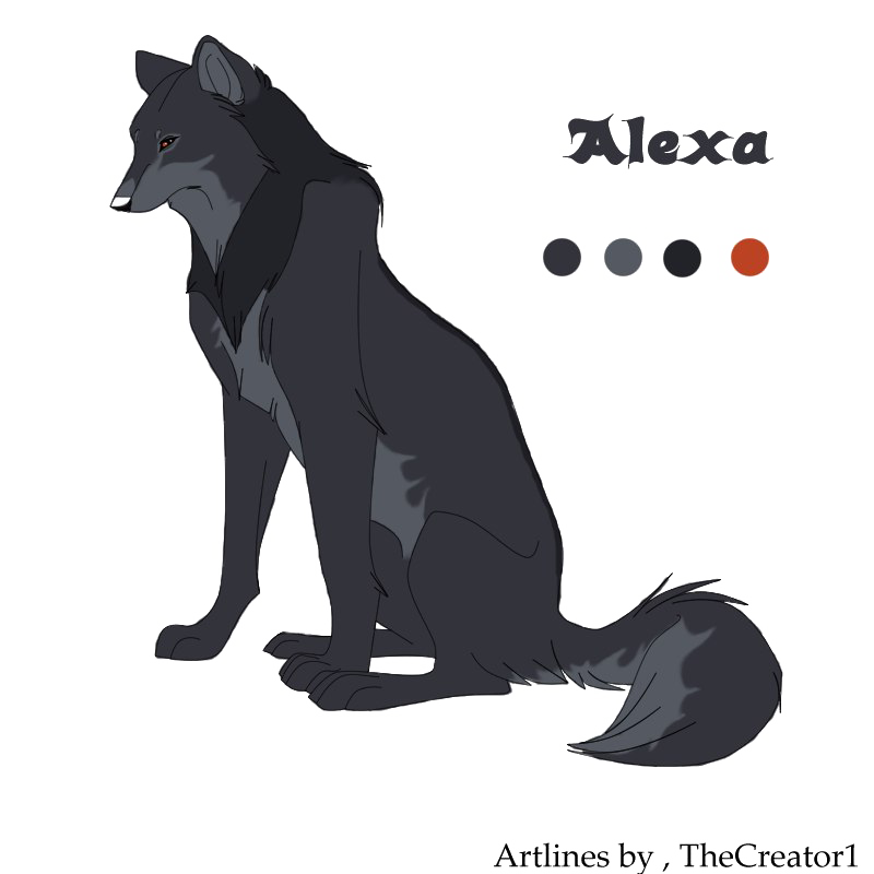 Female Wolf PNG High-Quality Image